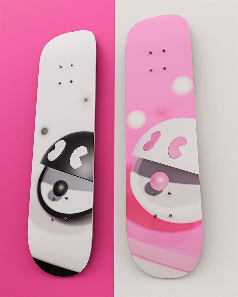 Pac-Man - Limited Edition Skate Deck Art