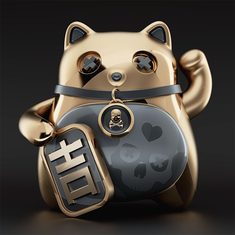 Maneki Neko [Gold]