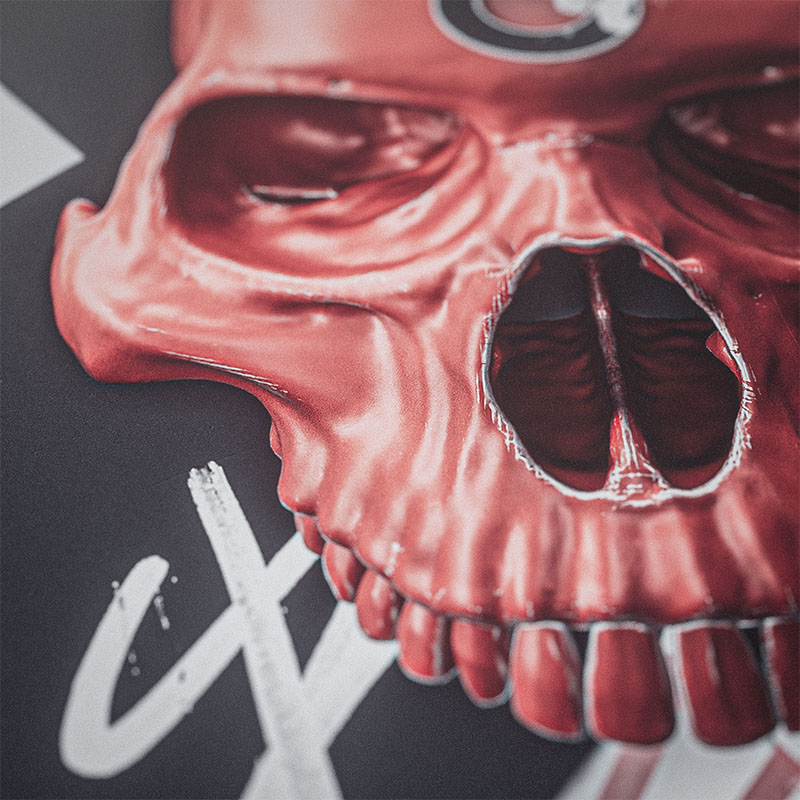 Red Skull, Black X Limited Edition Art Print