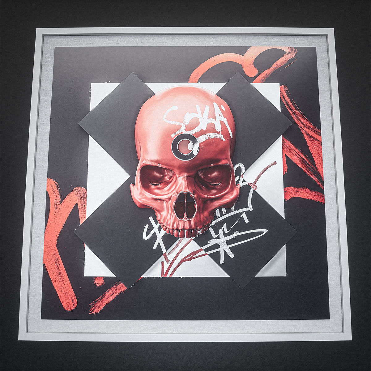 Red Skull, Black X Limited Edition Art Print